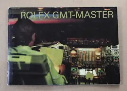 ROLEX BOOKLET GMT MASTER 16710 ENGLISH 2004