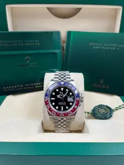 ROLEX GMT-MASTER II MINT 2023 126710BLRO “PEPSI” ON JUBILEE BRACELET