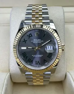 ROLEX DATEJUST 41 126333 WIMBLEDON JUBILEE NEW 2024 FULL SET