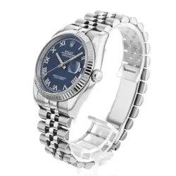 ROLEX DATEJUST 116234 BLUE ROME 5 ROW JUBILEE  D 38993