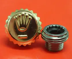 ROLEX 600 8 GOLD CROWN TUBE 6MM DATEJUST DATE 1600 1625 16013 16253 2