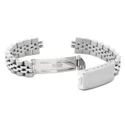 ROLEX 69170D FF455B SS BRACELET BAND BELT PARTS 13MM JUBILEE SILVER