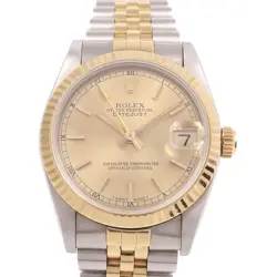 ROLEX DATEJUST 31MM AUTOMATIC WATCH 68273 18K YELLOW GOLD/STAINLESS STEEL GOLD
