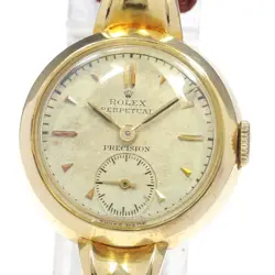ROLEX 4437 PRECISION K18YG SMALL SECONDS AT LADIES 866390