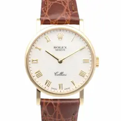 ROLEX CELLINI WATCH 18K 18K YELLOW GOLD 5109 HAND WOUND WOMEN ROLEX USED