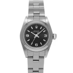 USED ROLEX 67180 A (MANUFACTURED AROUND 1999) BLACK WOMEN WATCH