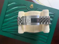 ROLEX SKY-DWELLER 326934 SILVER JUBILEE BRACELET WITH SILVER BEZEL
