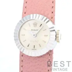 ROLEX CHAMELEON ORCHID 2059 WOMEN SILVER K18 WHITE GOLD WATCH CHAMELEON ORCHID