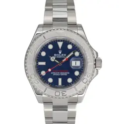 USED ROLEX YACHT-MASTER 116622 BLUE CASE SIZE 40MM MEN'S WATCH #62159