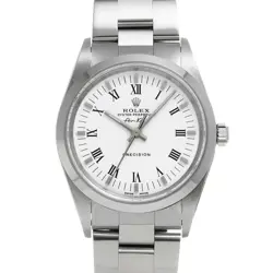USED ROLEX AIR KING 14000M WHITE CASE SIZE 34×34MM MEN'S WATCH #61149