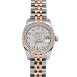 USED ROLEX DATEJUST 179171G CASE SIZE 26×26MM LADIES WATCH #66159