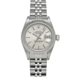 USED ROLEX DATEJUST 69174 SILVER CASE SIZE 26×26MM LADIES WATCH #64459