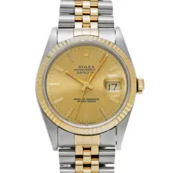 USED ROLEX DATEJUST 16233 CASE SIZE 35×35MM MEN'S WATCH #6111519