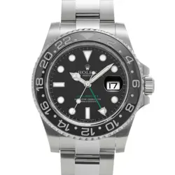 USED ROLEX GMT-MASTER II 116710LN BLACK CASE SIZE 40×40MM MEN'S WATCH #62179