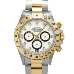 USED ROLEX COSMOGRAPH DAYTONA 16523G WHITE CASE SIZE 40×40MM MEN'S WATCH #6139