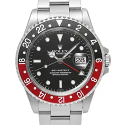 USED ROLEX GMT-MASTER 2 16710 BLACK CASE SIZE 40MM X 40MM MEN'S WATCH #67559