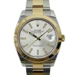USED ROLEX DATEJUST 41 126303 SILVER MEN'S WATCH #6159
