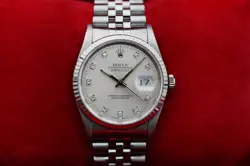 ROLEX 16234 SILVER DATEJUST 36MM 1990