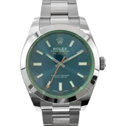 ROLEX MILGAUSS 116400GV 40MM Z BLUE DIAL AUTOMATIC WATCH 2020 NEAR MINT