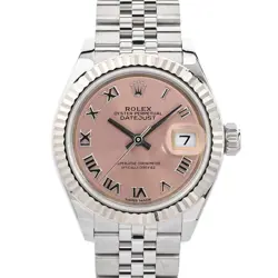 ROLEX DATEJUST 28 PINK ROMAN WOMEN'S WATCH