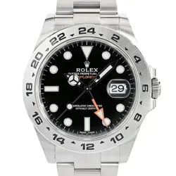 ROLEX EXPLORER 2 MEN'S WATCH 216570 BLACK STAINLESS STEEL