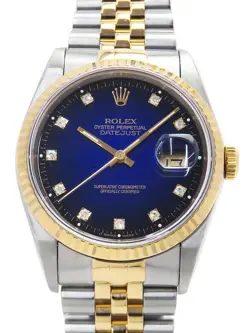 ROLEX DATEJUST 16233G MEN'S AUTOMATIC WATCH CIRCA 1991