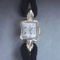 VINTAGE 1949 LADIES ROLEX PRECISION 4211 18K ROSE GOLD COCKTAIL WATCH