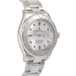Rolex Yacht-Master 116622 Steel Rolesium 40mm White MOP Ruby Dial Platinum Bezel