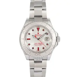 Rolex Yacht-Master 116622 Steel Rolesium 40mm White MOP Ruby Dial Platinum Bezel