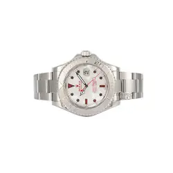 Rolex Yacht-Master 116622 Steel Rolesium 40mm White MOP Ruby Dial Platinum Bezel