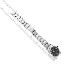 ROLEX EXPLORER I BLACK DIAL STEEL AUTOMATIC MENS WATCH 114270