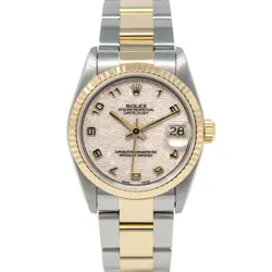 ROLEX DATEJUST 31 STEEL & GOLD 78273 IVORY JUBILEE ARABIC, OYSTER - PRE-OWNED