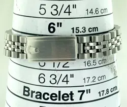 Rolex Oyster Perpetual Date 6516 Silver Dial Stainless Steel Lady Bracelet Watch