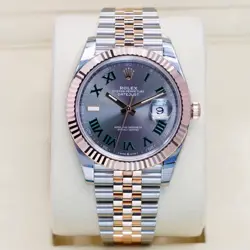 ROLEX DATEJUST 126331 WIMBLEDON DIAL JUBILEE ROSE GOLD STAINLESS STEEL 2025 NEW