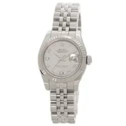 ROLEX DATEJUST 2P DIAMOND GOLDUST DIAL WATCHES 179174DN2BR STAINLESS STEEL/S...