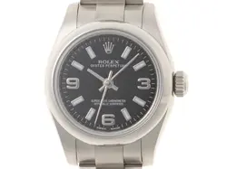 ROLEX OYSTER PERPETUAL BLACK AUTOMATIC 176200 #187