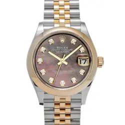 ROLEX DATEJUST 31 278243NG BLACK SHELL/DIAMOND WATCH 674098