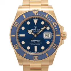 ROLEX SUBMARINER 126618LB YG YG AT BLUE-FACE