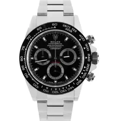 ROLEX DAYTONA COSMOGRAPH STAINLESS STEEL CERAMIC BLACK 40MM 116500 WATCH