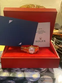 LADIES ROLEX DATEJUST  69178 26MM 18K YELLOW GOLD PRESIDENTIAL WITH BOX PAPER