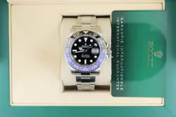 2023 ROLEX GMT-MASTER II BATMAN 126710BLNR BLACK DIAL SS OYSTER WITH PAPERS 40MM