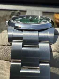 GREEN DIAL STAINLESS