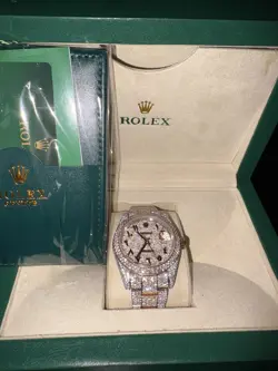Diamond Rolex Datejust | Moissanite VVS D Color | 36mm