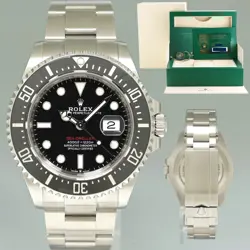 2022 NEW PAPERS ROLEX RED SEADWELLER SD43 126600 43MM MARK II 2 WATCH BOX