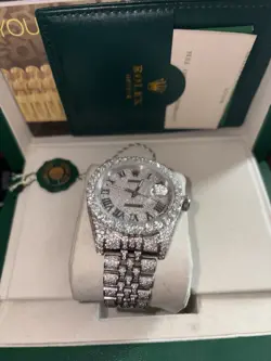 ROLEX DATEJUST 116334 41MM SILVER DIAMOND DIAL/ STAINLESS STEEL OYSTER BRACELET