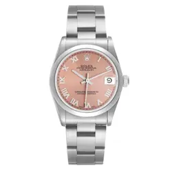 Rolex Datejust 31 Midsize Salmon Dial Steel Ladies Watch 68240