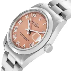 Rolex Datejust 31 Midsize Salmon Dial Steel Ladies Watch 68240