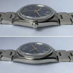 1966 Rolex Oyster Perpetual Chronometer Blue sunburst Sigma dial ref 1007 1570
