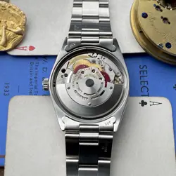 1966 Rolex Oyster Perpetual Chronometer Blue sunburst Sigma dial ref 1007 1570