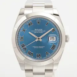 ROLEX DATEJUST 126300 SS SS AT BLUE-FACE 2 EXTRA LINKS